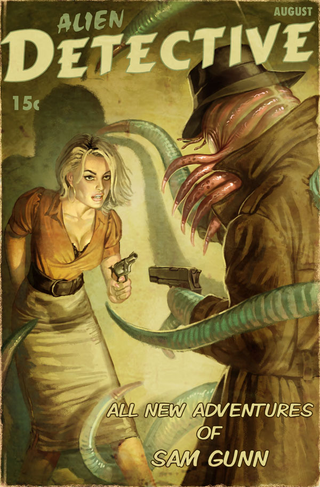 Illustration for article titled Pinup art that kicks you in the teeth